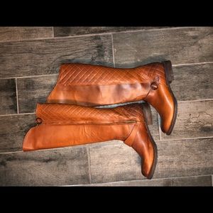 Justin Leather Riding Boots